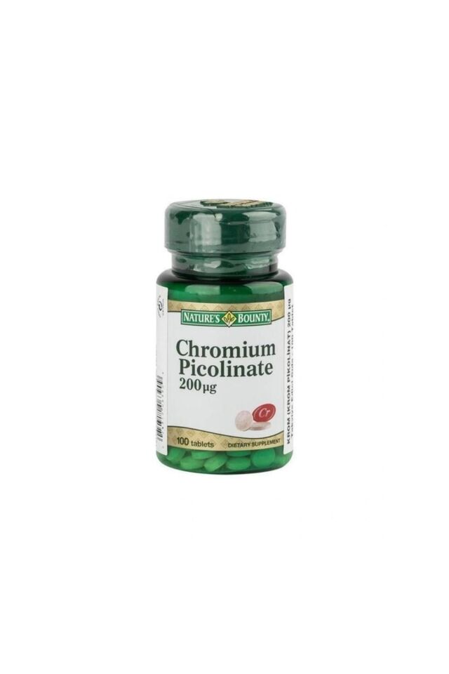 Chromium Picolinate 200 Mcg Takviye Edici Gıda 100 Tablet