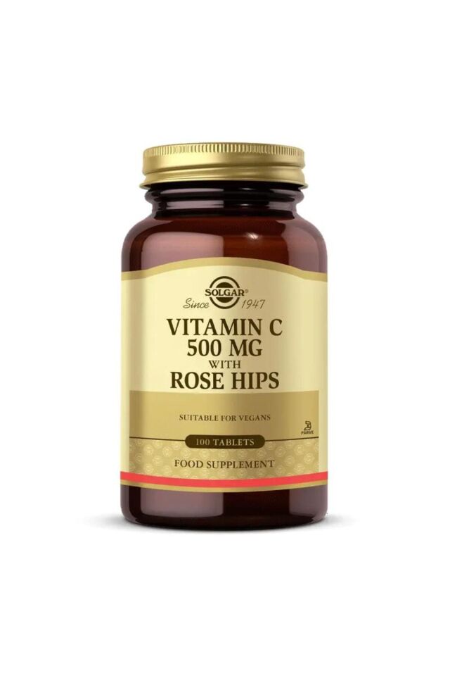 Vitamin C 500mg With Rose Hips 100 Tablet
