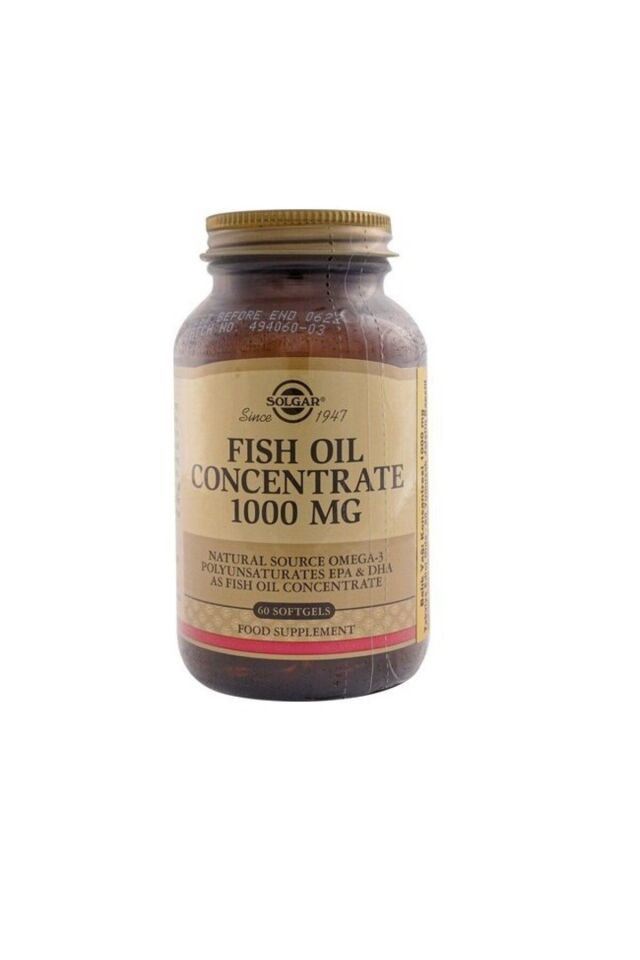 Fish Oil Concentrate 1000 Mg 60 Softgel