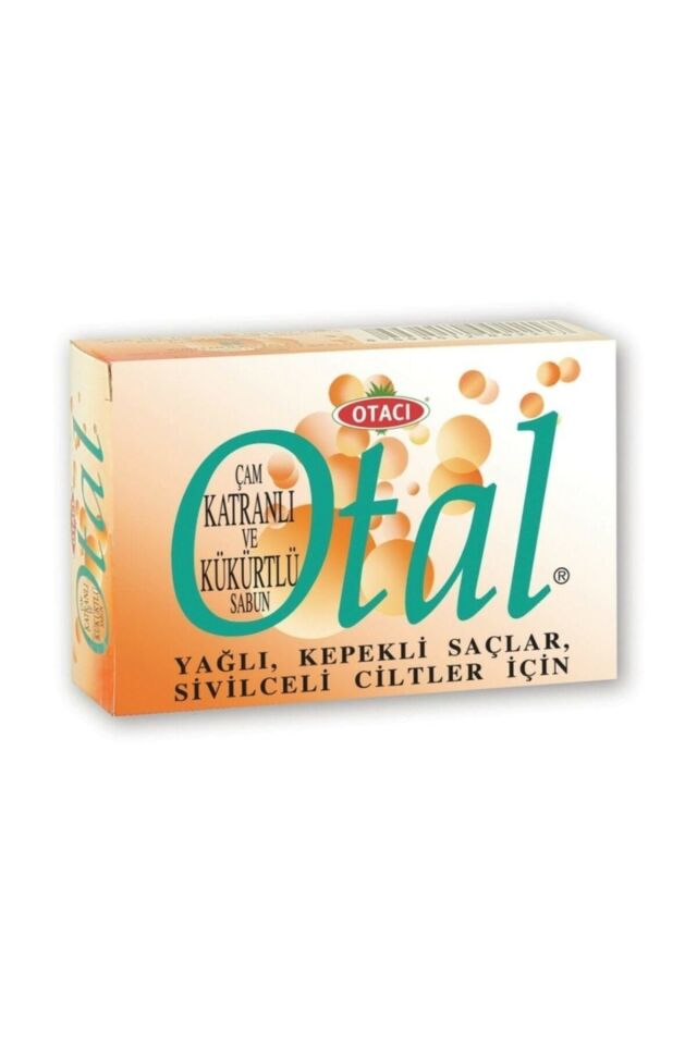 Otal Çam Katranlı Ve Kükürtlü Sabun 80 gr Yağlı Kepekli Saçlar Ve Sivilceli Ciltler Için