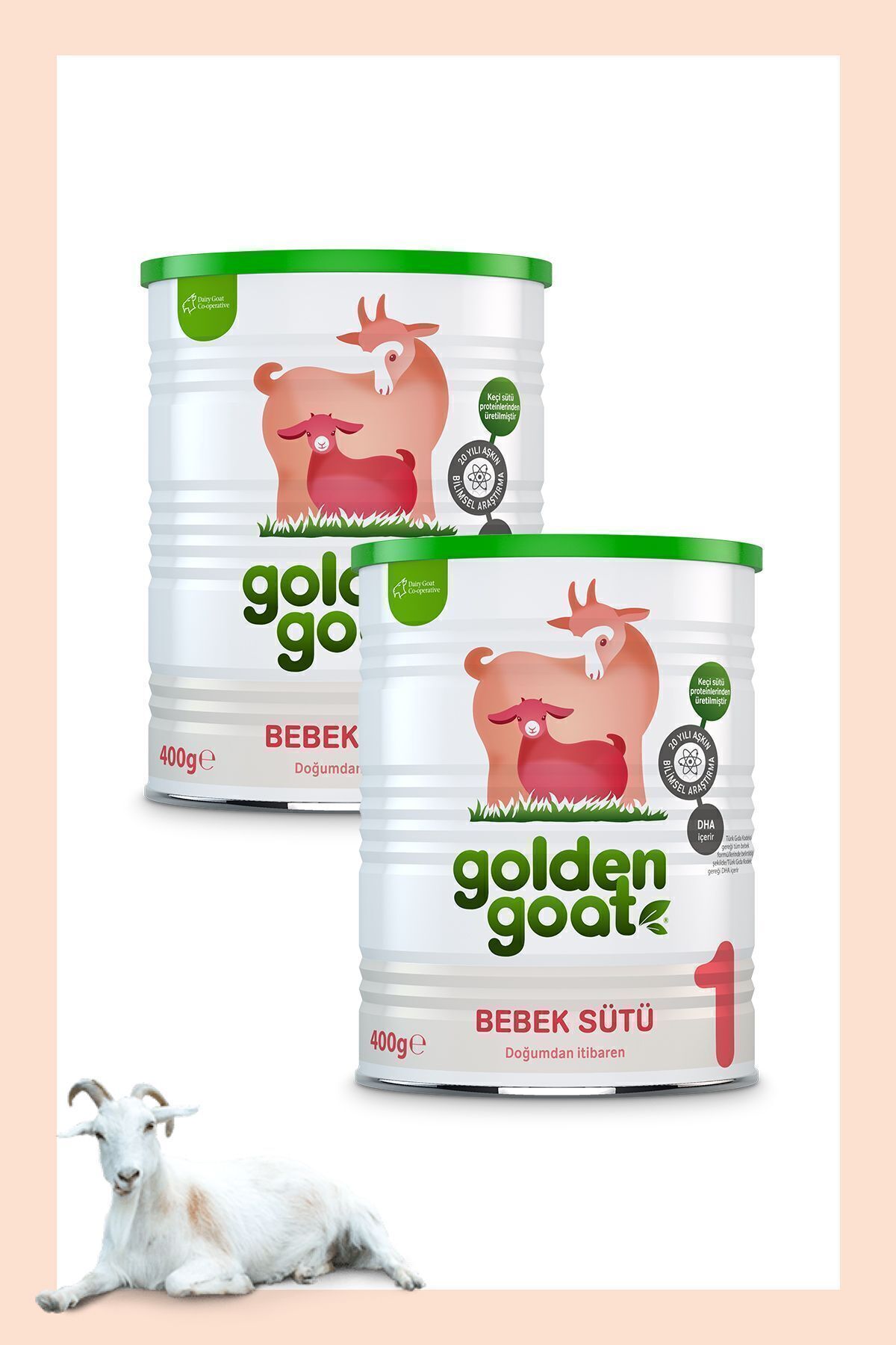Keçi Bebek Sütü 1 Numara 400 Gr 2'li Paket