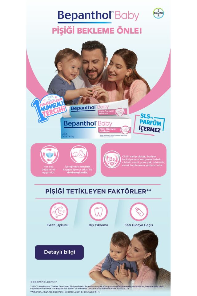 Baby Pişik Önleyici Merhem 50gr  ( Sls, Parfüm Içermez )