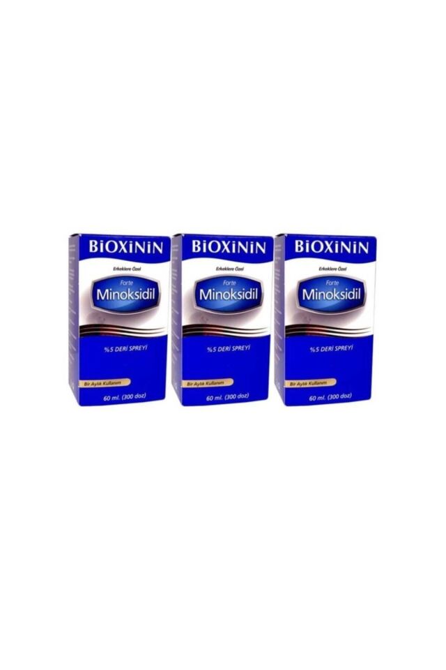 Bioxinin Forte Minoksidil %5 Deri Spreyi 60 ml - 3 Adet