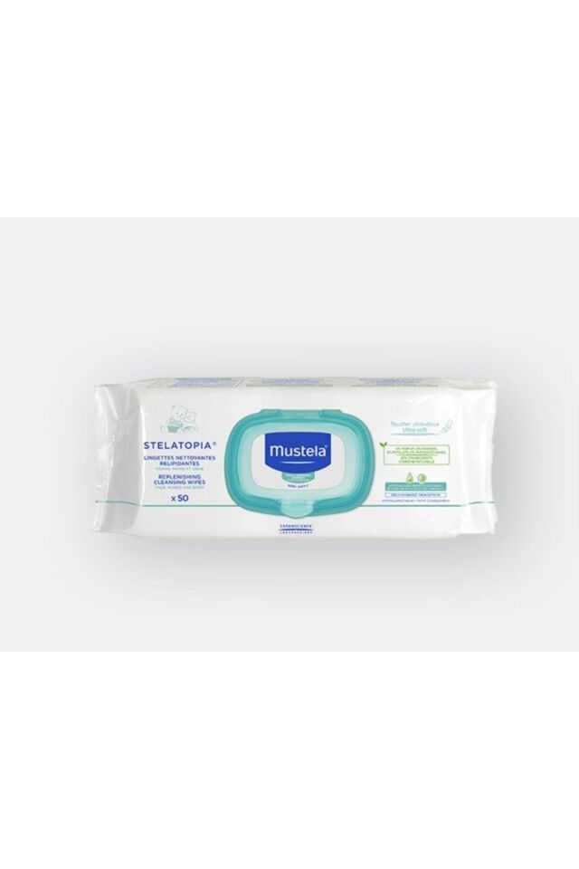 Stelatopia Replenishing Cleansing Wipes Ultra Yumuşak Ve Kokusuz Islak Mendil 50 Adet