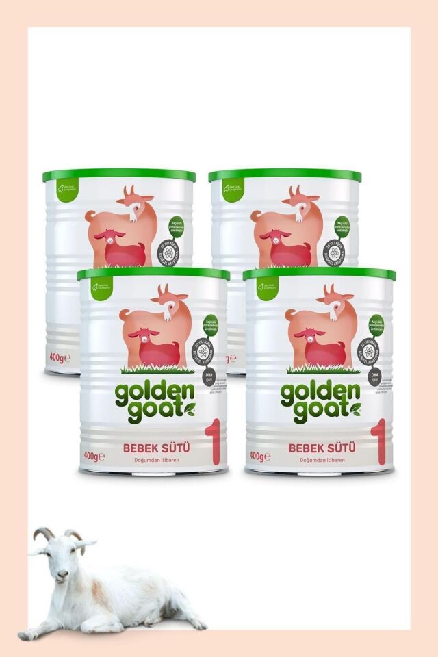 Keçi Bebek Sütü 1 Numara 400 gr 4'lü Paket