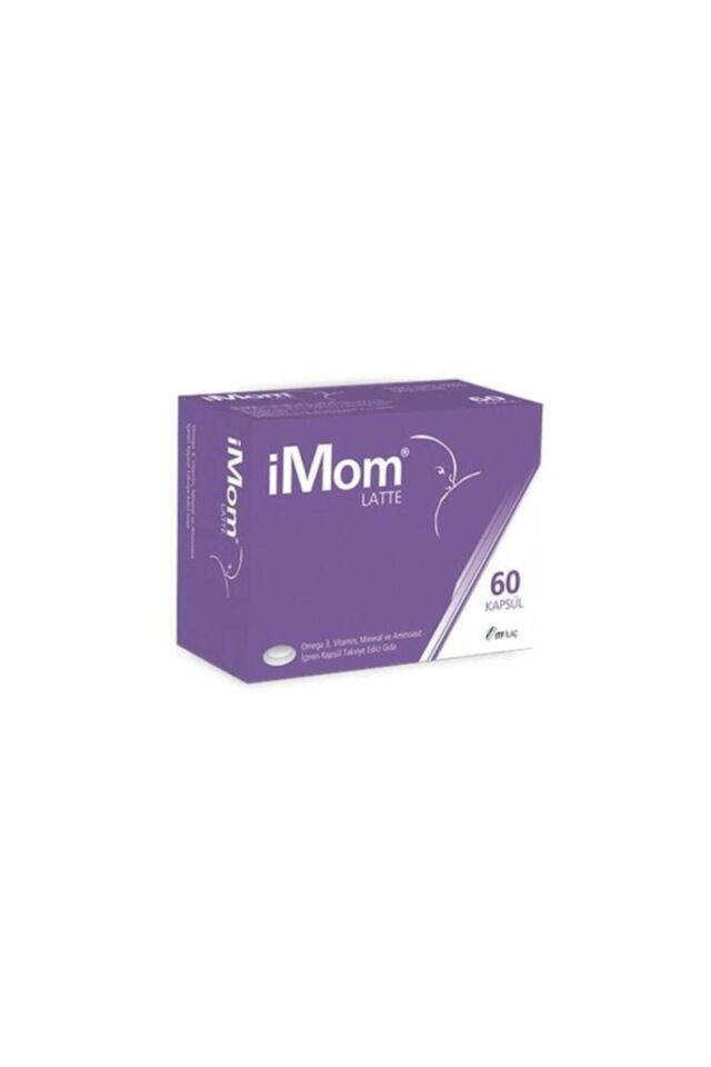 Imom Latte Omega 3 - Mineral - Vitamin Içeren Takviye Edici Gıda 60 Kapsül