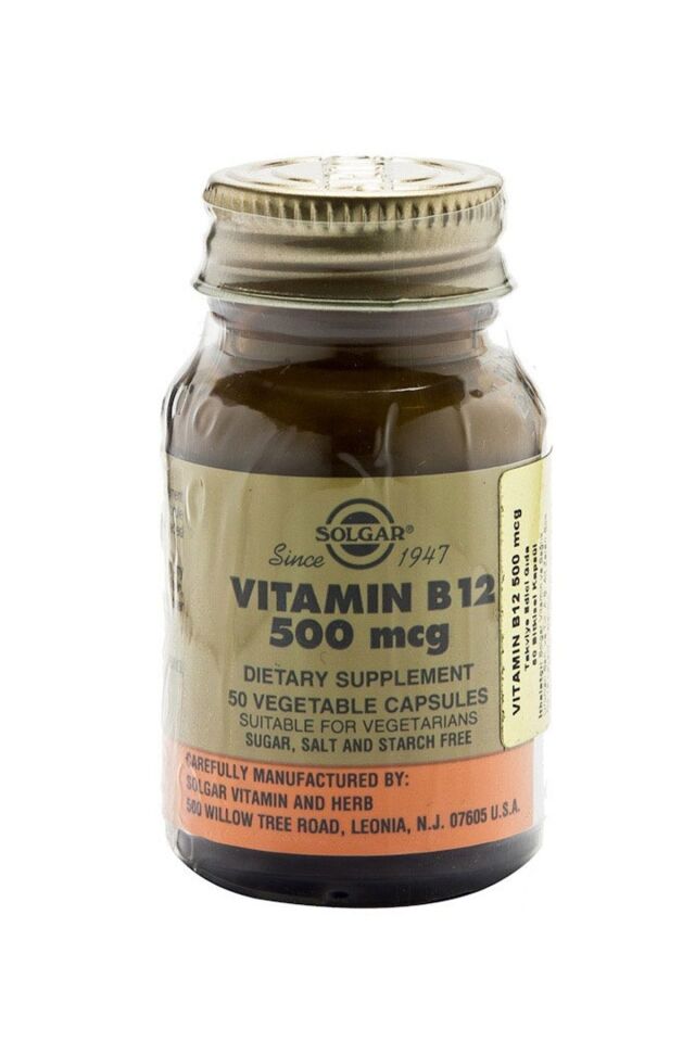 Vitamin B12 500 Mcg 50 Kapsül