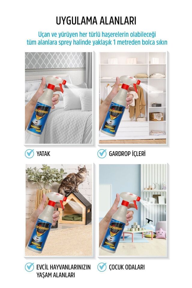 Insektisit Max 5 Lt. Akrep - Kene - Karınca - Sivrisinek - Tahtakurusu