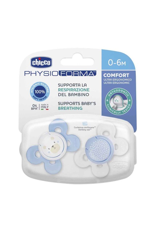 Physio Comfort Silikon Emzik 2li 0 Ay Erkek