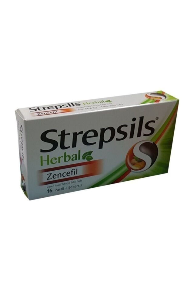 Herbal Zencefil Boğaz Pastili