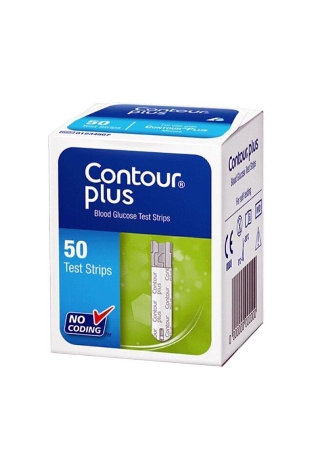 Contour Plus Test Stripleri 50'li