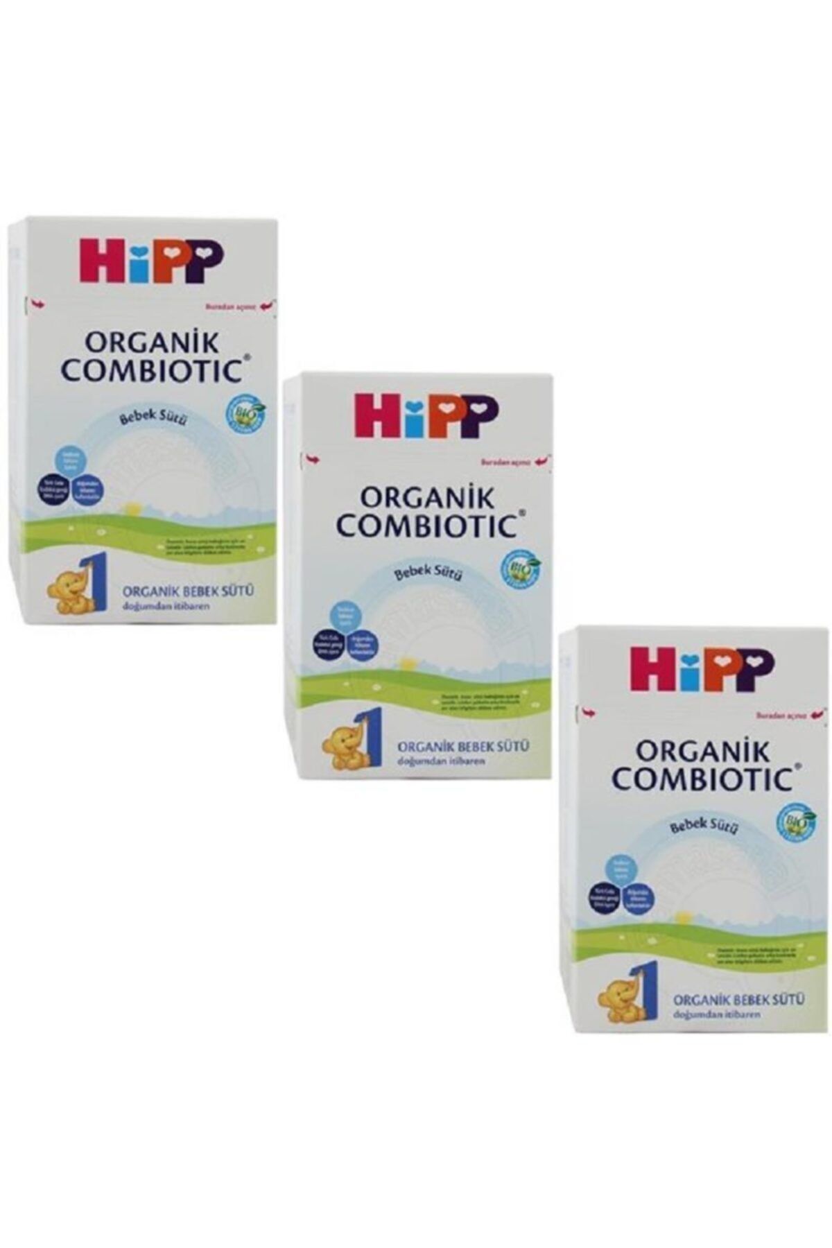 Organik Combiotic Bebek Sütü 1 Numara 800 Gr X 3