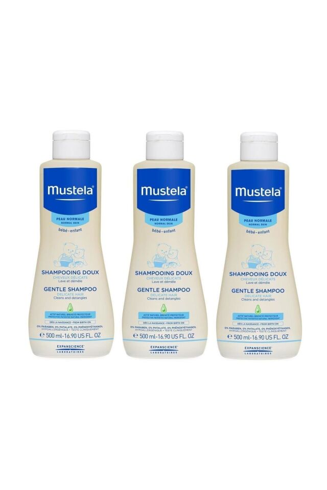 Gentle Shampoo Bebek Şampuanı 500 ml 3 Adet