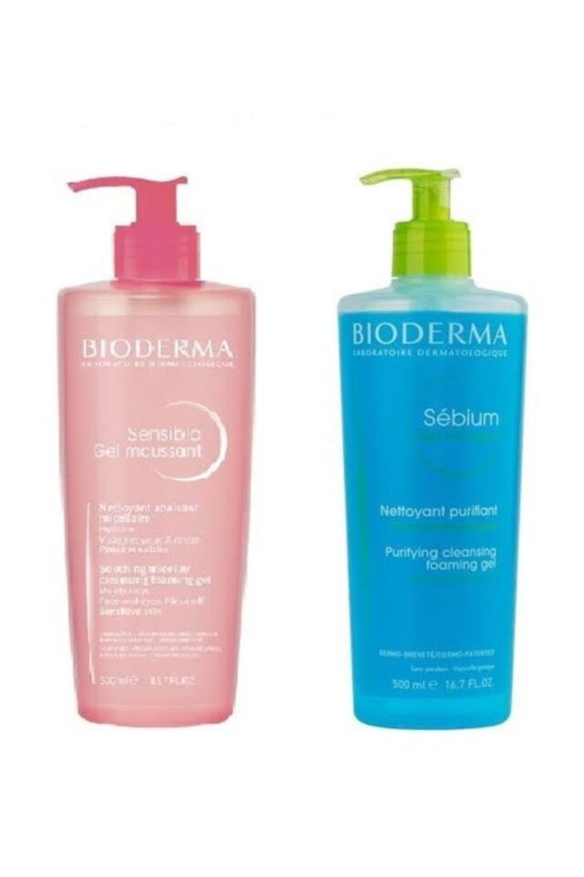 Sensibio Foaming Gel 500 ml &  Sebium Foaming Gel 500 ml Avantajlı Set