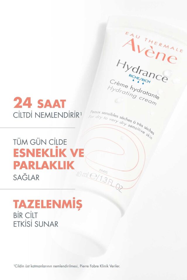 Hydrance Rich Nemini Kaybetmiş Kuru ve Çok Kuru Hassas Ciltler için Nemlendirici Krem 40 ml