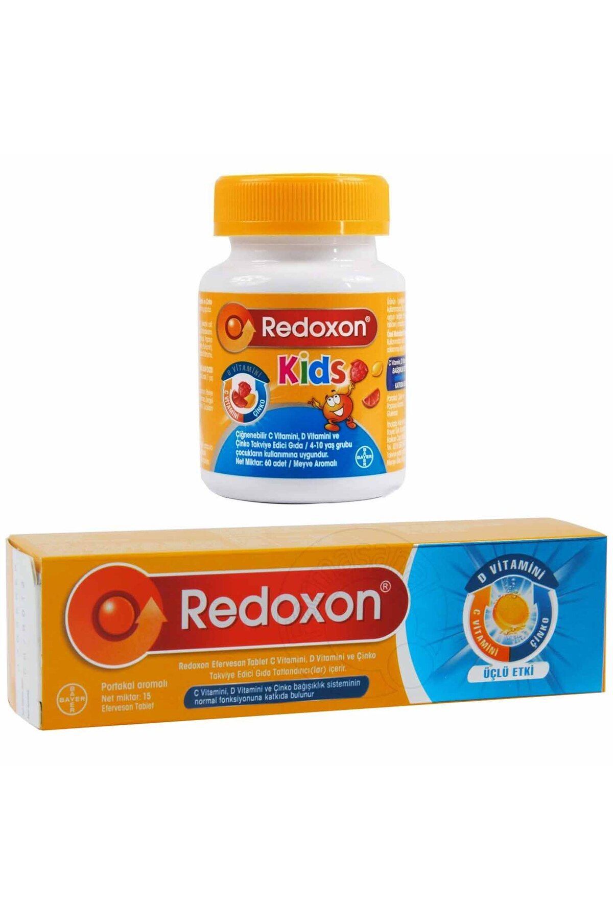 Üçlü Etki Efervesan 15 Tablet Kids 60 Çiğnenebilir Tablet