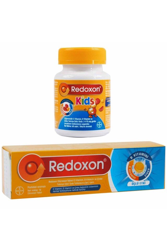 Üçlü Etki Efervesan 15 Tablet Kids 60 Çiğnenebilir Tablet