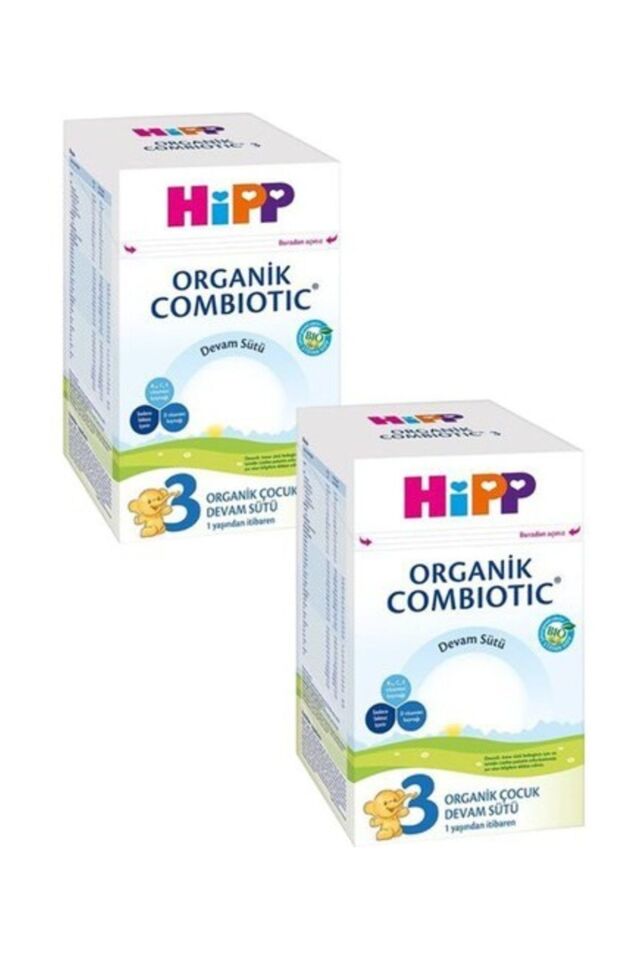 3 Organik Combiotic Devam Sütü 800 Gr X 2 Adet
