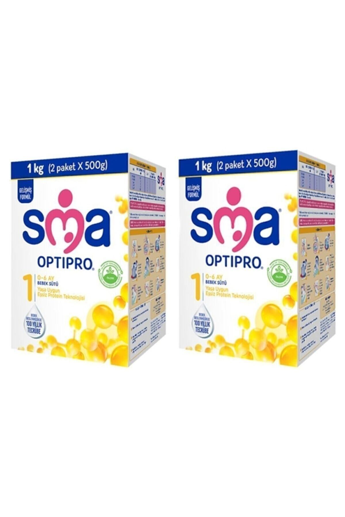 Optipro Probiyotik 1 0-6 Ay Bebek Sütü 1000 Gr X 2 Adet