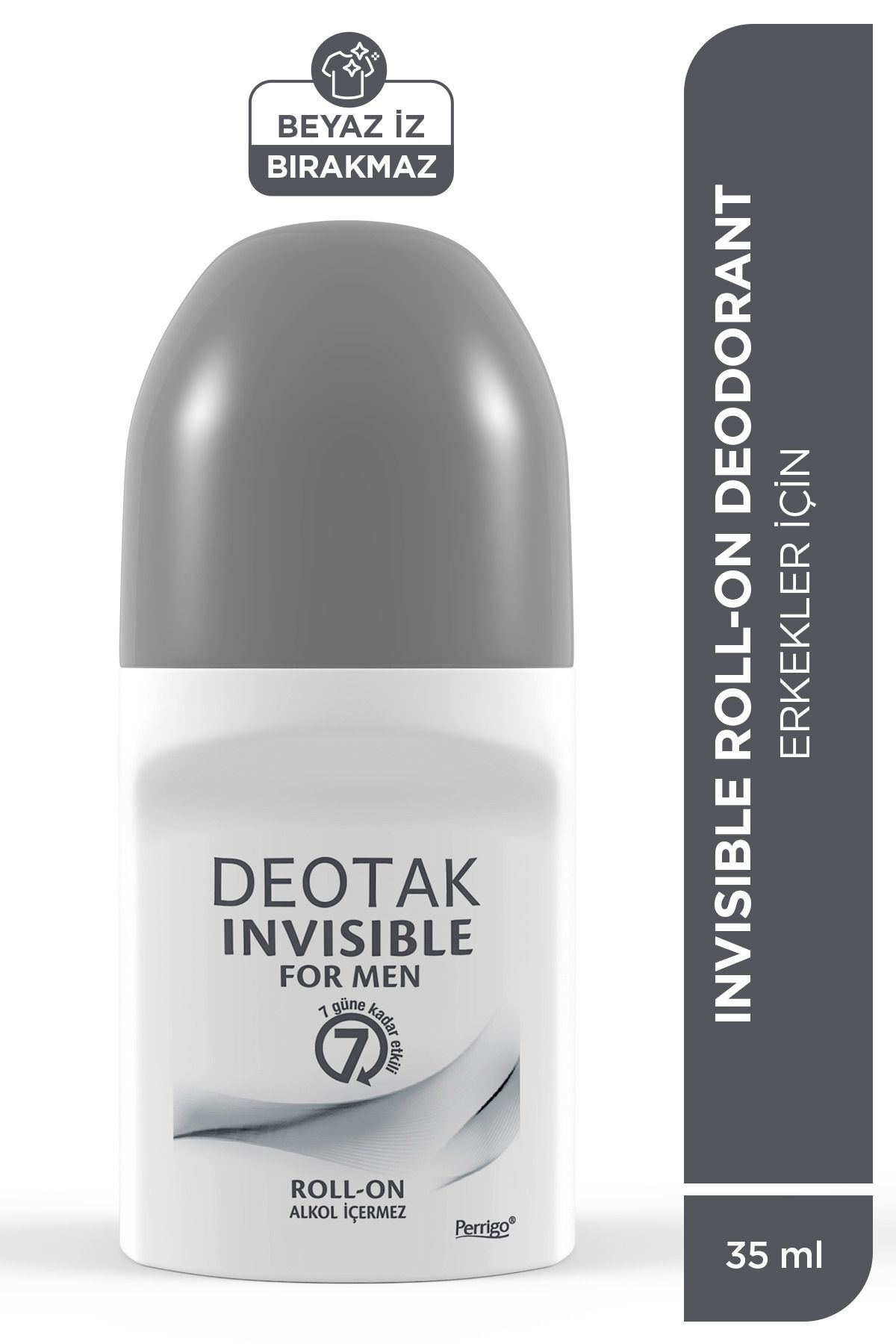 Invisible Erkek7 Güne Kadar Etkili Roll-On Deodorant 35 ml