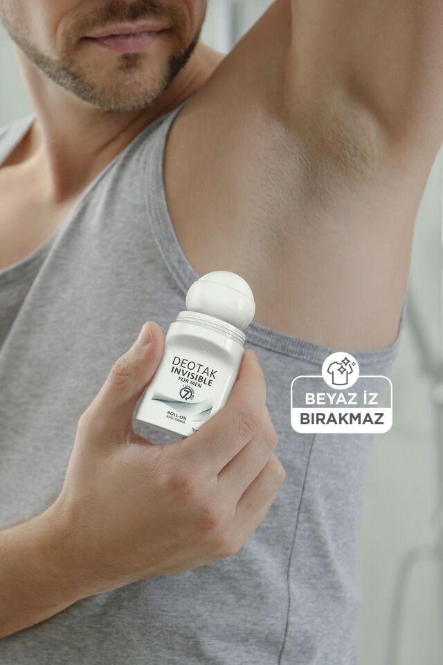 Invisible Erkek7 Güne Kadar Etkili Roll-On Deodorant 35 ml