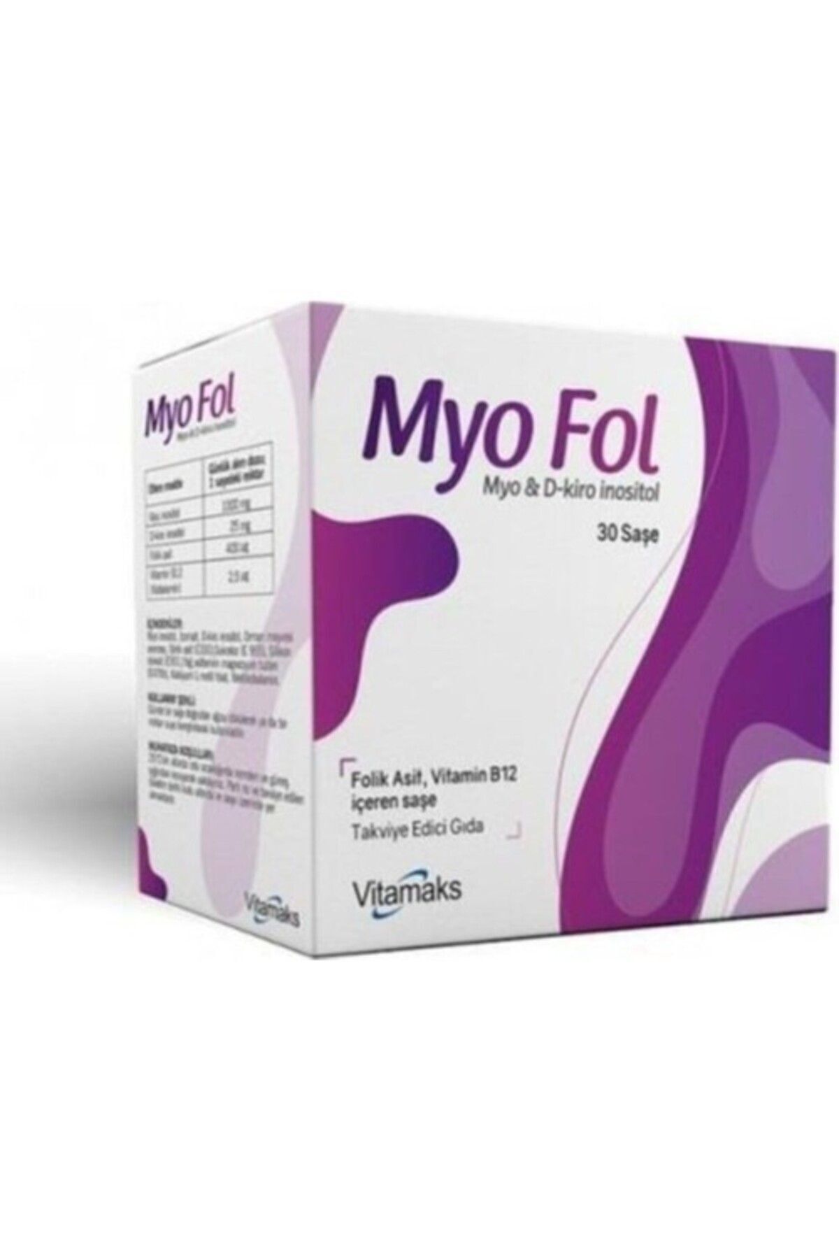 Myo Fol, Myo , D-kiro Inositol 30 Saşe