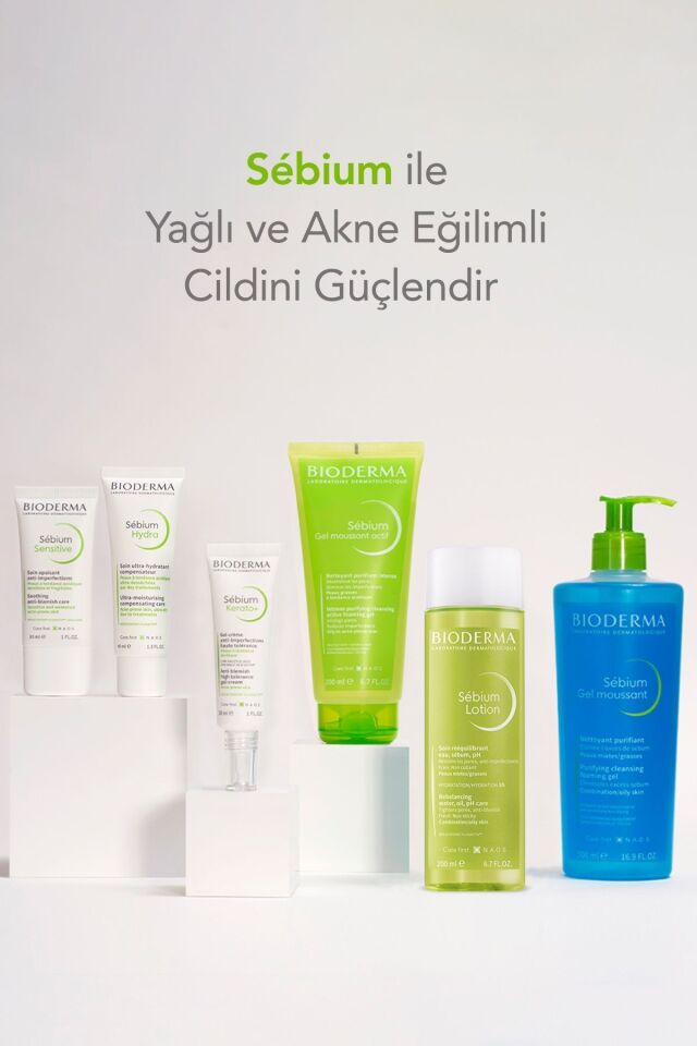 Sebium Sensitive Karma, Yağlı ve Akne Eğilimli Ciltler Yatıştırıcı Nemlendirici Bakım Kremi 30 ml
