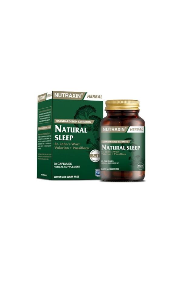 Naturel Sleep - Uyku Düzenleyici Bitkisel Hap 60 Kapsül