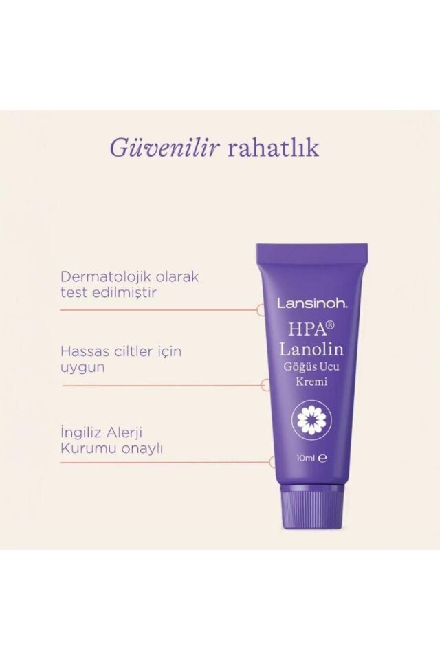HPA® Lanolin Göğüs Ucu Kremi 10 ml