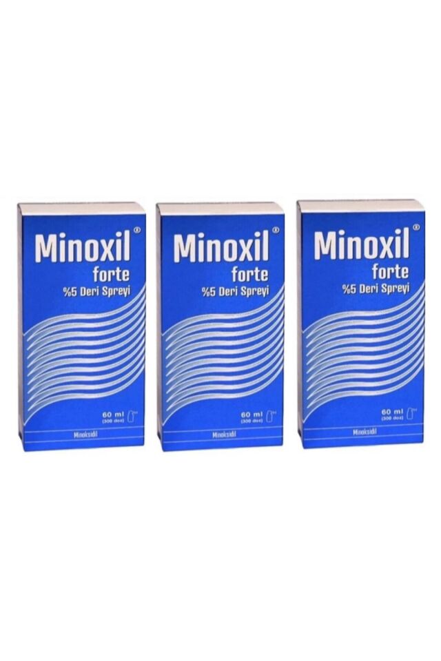 Forte %5 Deri Spreyi 60 ml * 3 Adet