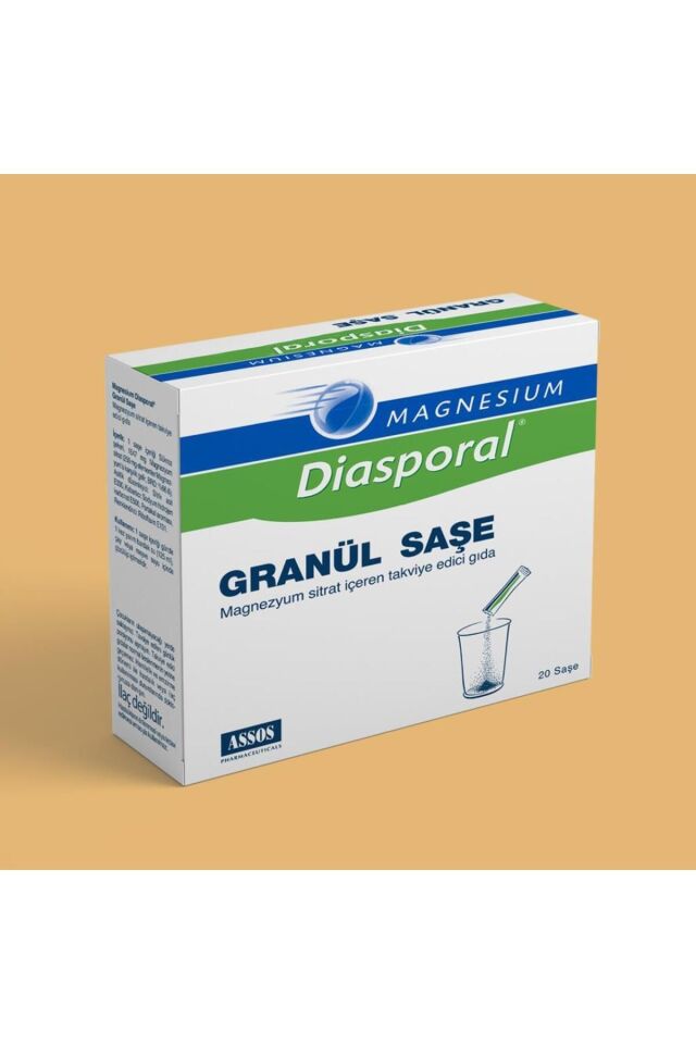 Magnesium Diasporal Granül 20 Saşe