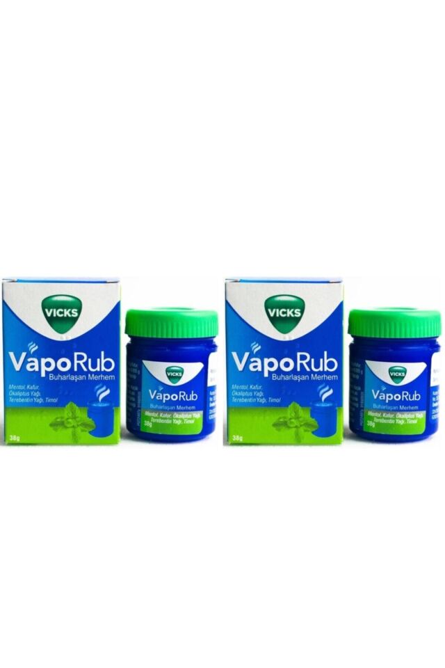 Vaporub Buharlaşan Merhem 2'li Paket