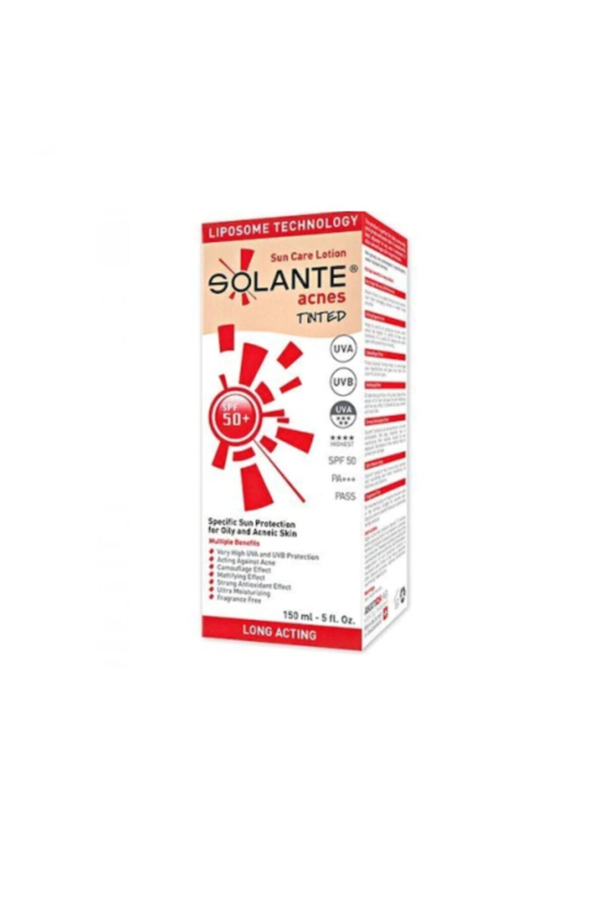 Acnes Tinted Losyon Spf 50+ 150 ml