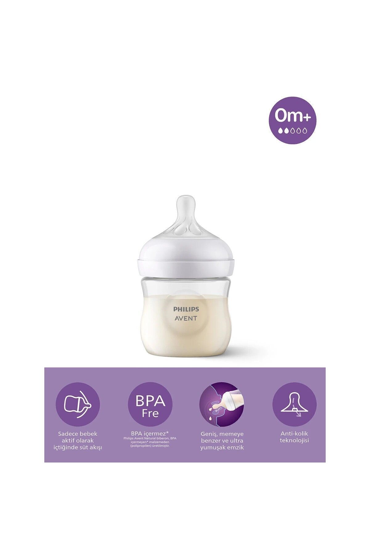 Avent Natural Pp Biberon 125 ml 8710103875680