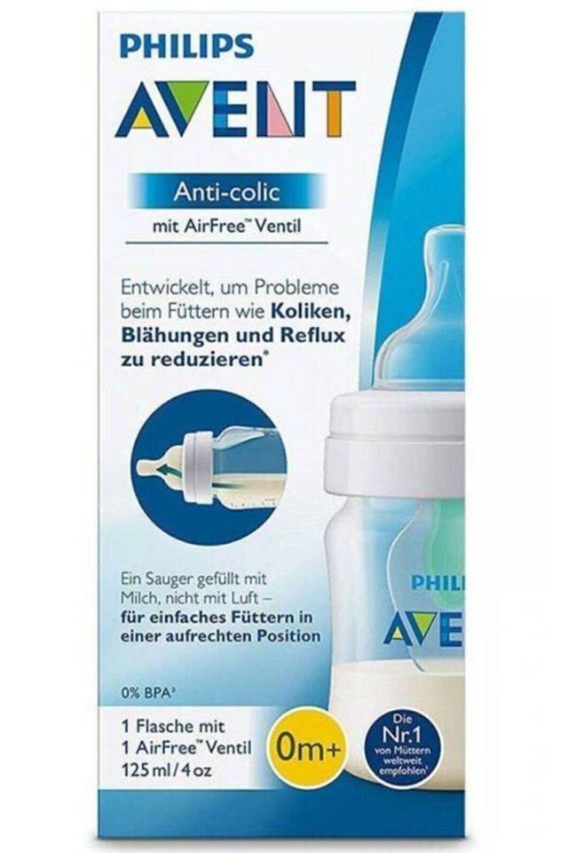 Gazlı Kolik Bebekler Için Yenidoğan Akışlı Anti-kolik Biberon 125 Ml 0+ Ay (anti-colic)