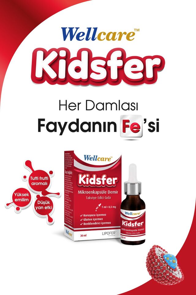 Kidsfer Mikroenkapsule Demir Damla 30 ml