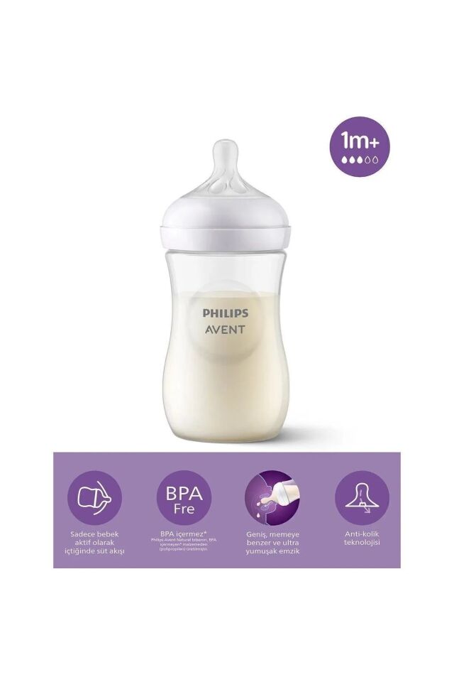 Natural Pp Biberon 260 ml - Cam Değildir..