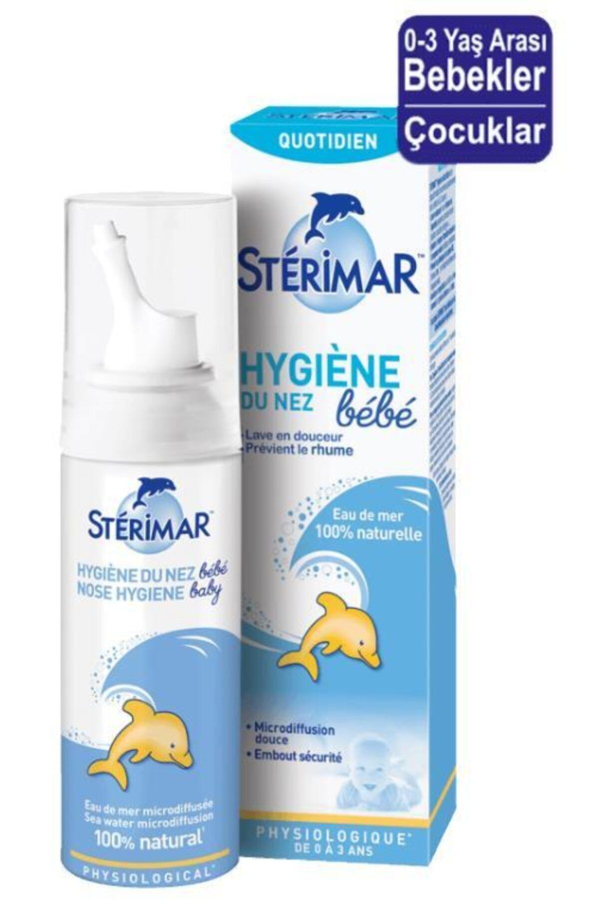 Biocodex Sterimar Baby Izotonik Deniz Suyu Spreyi 100ml