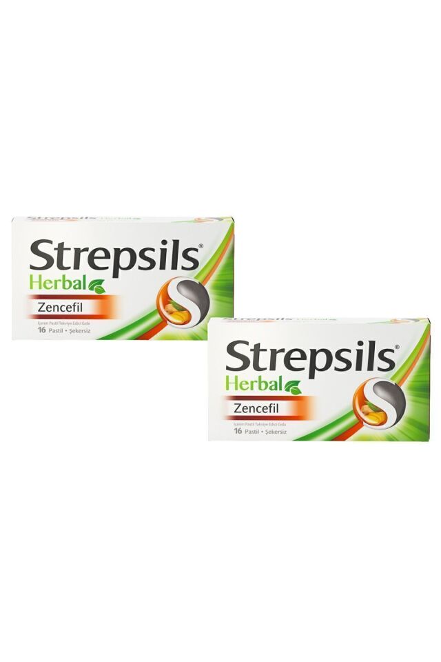 Herbal Zencefil & Adaçayı-Kekik-Ihlamur Ekstratı İçeren Pastil (2 Adet)
