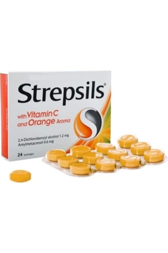 Strepsils Honey & Lemon 24 Pastil | Bal Ve Limon Aromalı