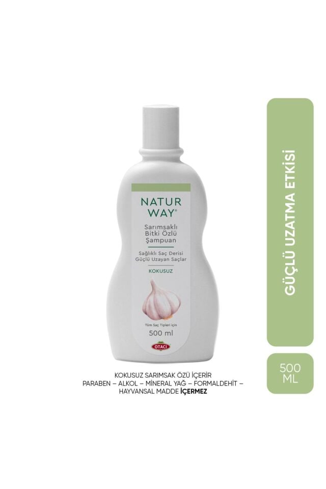 Naturway Sarımsaklı Bitki Özlü Kokusuz Şampuan 500 ml