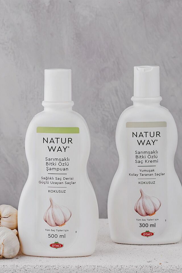 Naturway Sarımsaklı Bitki Özlü Kokusuz Şampuan 500 ml