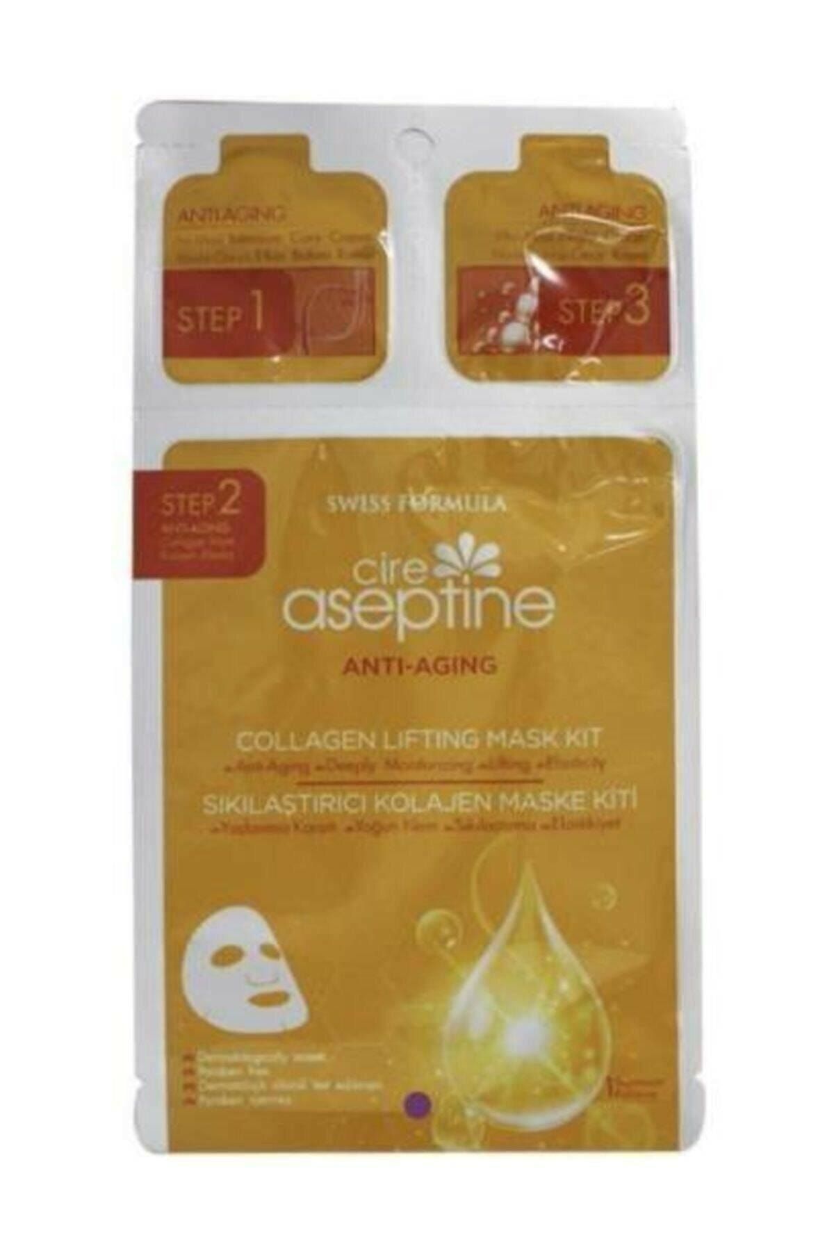 Marka: Cire Aseptine Anti Aging Sıkılaştırıcı Kolajen Yüz Maskesi 8681410000396 Kateg