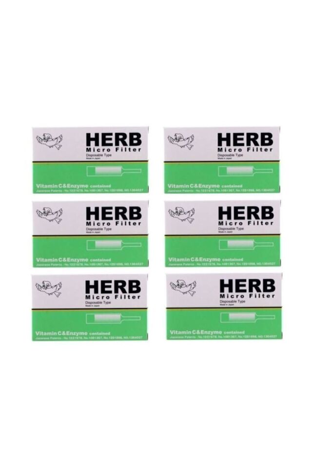Herb Micro Filter 10'lu 6 Adet Filtre