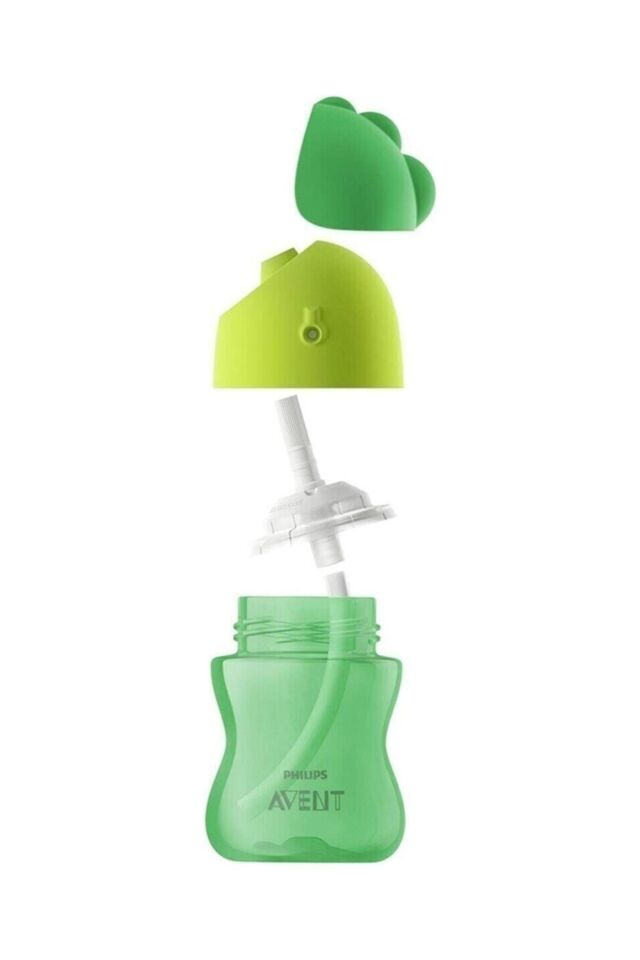Pipetli Bardak 12 Ay 300 ml - Yeşil