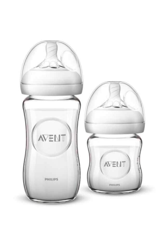 Cam Biberon Seti 120 Ml 0-6 Ay 240 Ml 6-12 Ay