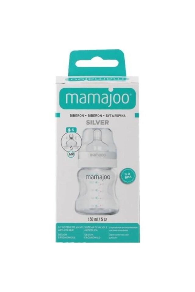 Silver Anti-kolik Biberon 150 Ml, Yenidoğan Bebek, 0 Ay , Yavaş Akışlı