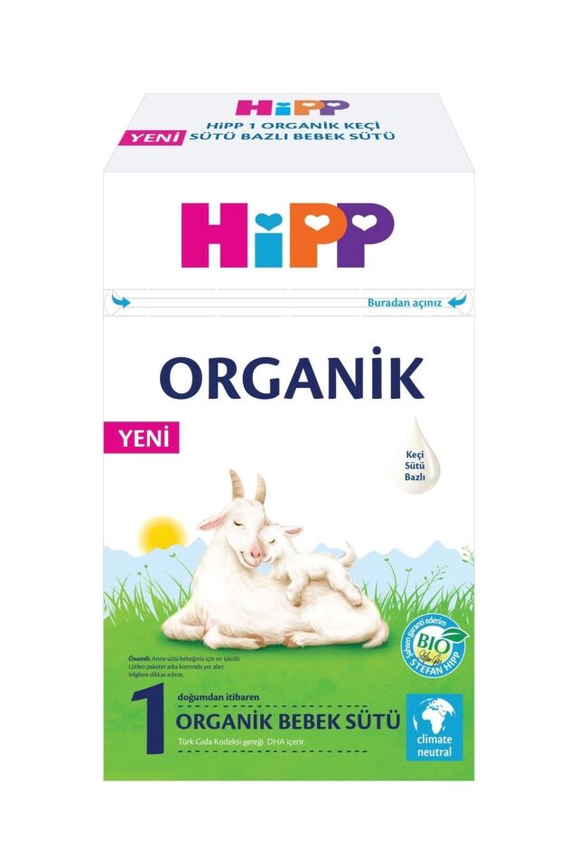 Organik Keçi Sütü Bazlı Devam Sütü 400gr No:1 (0-6 AY)