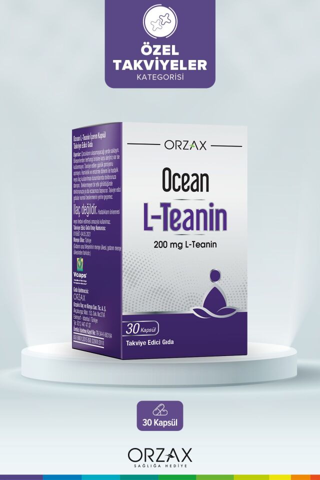 L-teanin 30 Kapsül