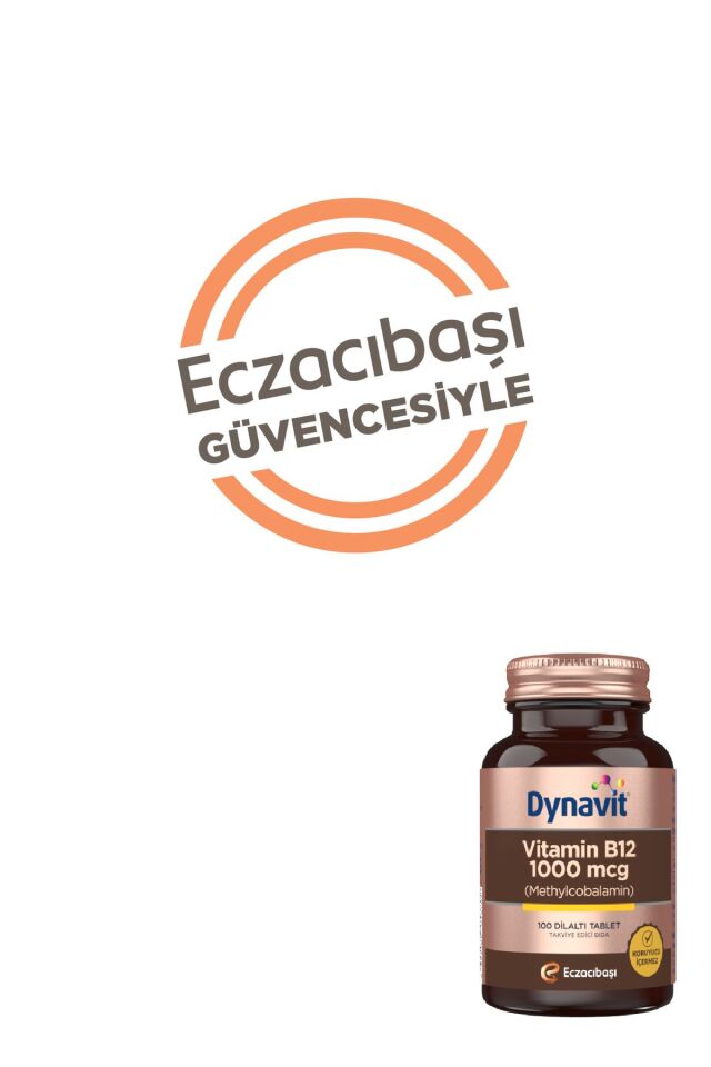 Vitamin B12 1000 mcg 100 Dilaltı Tablet